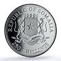 Somalia 250 shillings Hirohito Millennium Icons Politics proof silver coin 2000