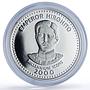 Somalia 250 shillings Hirohito Millennium Icons Politics proof silver coin 2000