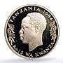Tanzania 1000 shillings Decade For Women United Nations UN proof gold coin 1984