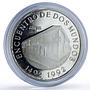 Colombia 10000 pesos Santa Fe Bogota Mint Ibero-American proof silver coin 1991