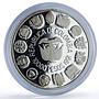 Colombia 10000 pesos Santa Fe Bogota Mint Ibero-American proof silver coin 1991