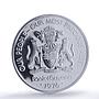 Guyana 50 dollars Independence Enmore Martyrs History MS69 NGC silver coin 1976