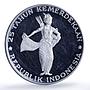 Indonesia 500 rupiah Wayang Dancer Independence proof silver coin 1970