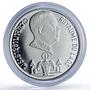 Laos 10000 kip Savang Vatthana Wat Xieng Thong Temple proof silver coin 1975