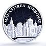 Moldova 50 lei Hirbovat Monastery Church Religion Architecture silver coin 2000