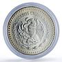 Mexico 1 onza Libertad Angel of Independence silver coin 1987