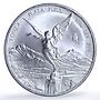 Mexico 1 onza Libertad Angel of Independence silver coin 1996