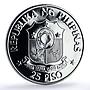 Philippines 25 piso Marcos Reagan Visit History Politics silver coin 1982