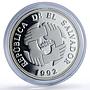 El Salvador 150 colones United Peace Unidos Paz Chapultepec silver coin 1992