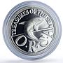 Sealand 25 cents Orca Whale Sea Treasures Quarter Dollar proof silver coin 1994