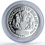 Sealand 25 cents Orca Whale Sea Treasures Quarter Dollar proof silver coin 1994