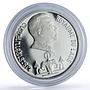 Laos 5000 kip Savang Vatthana Laotian Maiden Woman proof silver coin 1975