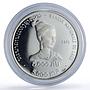 Laos 5000 kip Savang Vatthana Laotian Maiden Woman proof silver coin 1975