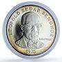 Senegal 150 francs Eurafrique Program Senghor Bird proof silver coin 1975
