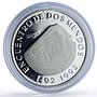Colombia 10000 pesos Santa Fe Bogota Mint Ibero-American proof silver coin 1991
