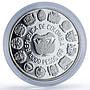 Colombia 10000 pesos Santa Fe Bogota Mint Ibero-American proof silver coin 1991