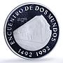 Colombia 10000 pesos Santa Fe Bogota Mint Ibero-American proof silver coin 1991