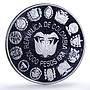 Colombia 10000 pesos Santa Fe Bogota Mint Ibero-American proof silver coin 1991