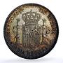 Spain 1 peseta King Alfonso XIII Coinage Child Portrait KM-706 silver coin 1900