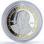 Tonga 2 paanga King Tupou IV 85th Birth Politics Gilt proof silver coin 2003