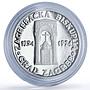 Croatia 100 kuna St. Blaise Church Monastery Zagreb Religion silver coin 1994
