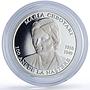 Moldova 50 lei Maria Cebotari Personalities Singer Music proof silver coin 2010