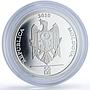 Moldova 50 lei Maria Cebotari Personalities Singer Music proof silver coin 2010