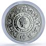 Niue 1 dollar Cancer Zodiac Signs Mucha Art Color proof silver coin 2011