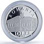 Romania 10 lei George Matei Cantacuzino Mogosoaia Palace proof silver coin 2024