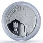 Romania 10 lei Stavropoleos Monastery Church Bucharest Religion silver coin 2024