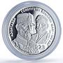 Romania 10 lei Constitution Ferdinand I Bratianu History proof silver coin 2023