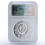 Bulgaria 10 leva Decade For Women United Nations UN PF68 NGC silver coin 1984
