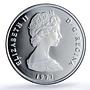 Turks and Caicos Islands 20 crowns King George III PF70 NGC silver coin 1977