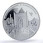 Kyrgyzstan 10 som Kumbez Manas Horse Architecture PF70 NGC silver coin 2014