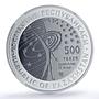 Kazakhstan 500 tenge Lunokhod 1 USSR Space PF69 NGC bimetal coin 2010