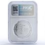 Kazakhstan 500 tenge Buckles Deers Nomads Treasures PF70 NGC silver coin 2010
