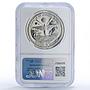 Marshall Islands 25 dollars Greg Louganis Twister PF69 NGC silver coin 1988