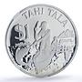 Tokelau 1 tala Man and Child Fishing Boat Ship PF66 NGC silver coin 1982