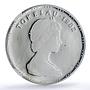 Tokelau 1 tala Man and Child Fishing Boat Ship PF66 NGC silver coin 1982