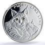Belarus 20 roubles Lynxes Protection Wildlife Fauna PF70 NGC silver coin 2008