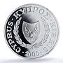 Cyprus 1 pound Torch Runner Sydney Olympic Games PF69 NCG silver coin 2000