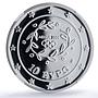 Greece 10 euro Olympics Torch Relay Athens Australia PF68 NCG silver coin 2004