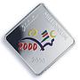 Maldives 20 rufiyaa Millennium PF67 NGC silver coin 2000