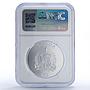 Samoa 10 tala Princess Diana w/ Child History Politics PF70 NGC silver coin 1998