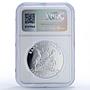 Uganda 1000 shillings Princess Diana Charles Engagement PF69 NGC Ag coin 1999