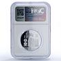 Uruguay 1000 pesos National Ports Administration ANP PF70 NGC silver coin 2016