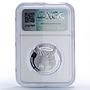 Uruguay 1000 pesos Candombe UNESCO Dances Culture PF70 NGC silver coin 2017