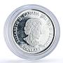 Canada 3 dollars October Tourmaline Birthstone Swarowski proof silver coin 2011