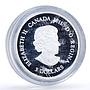 Canada 3 dollars October Tourmaline Birthstone Swarowski proof silver coin 2011