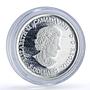 Canada 3 dollars November Topaze Birthstone Swarowski proof silver coin 2011